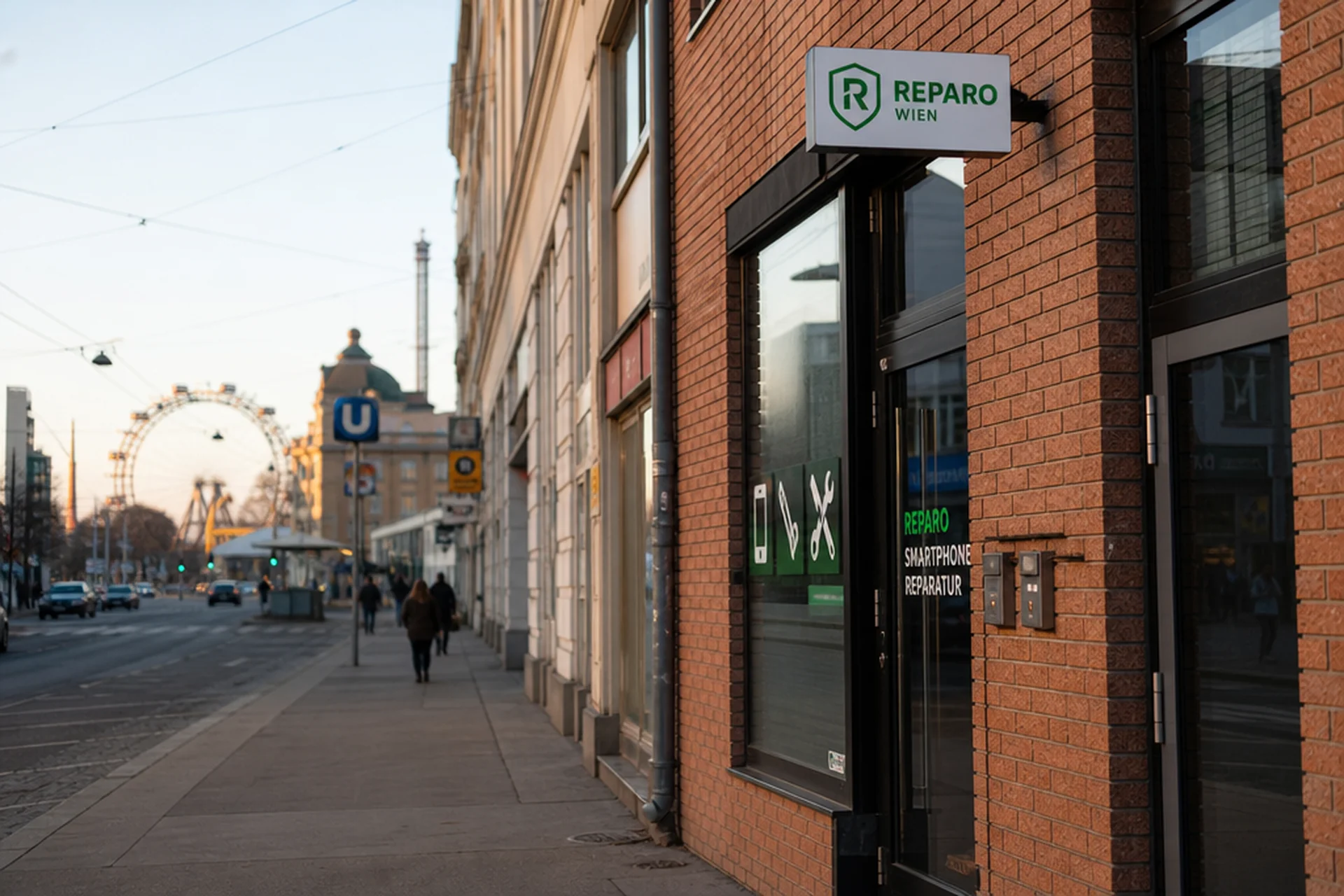 Handy Reparatur 1020 Wien — Reparo Standort in der Leopoldstadt nahe Praterstern und Stadion