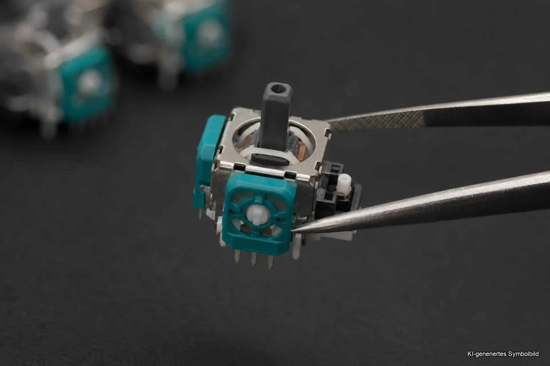 DualSense Joystick-Modul Nahaufnahme – verschlisse Wien — Reparo Festpreis DualSense Joystick-Modul Nahaufnahme – verschlissene Kontakte verursachen Stick Drift